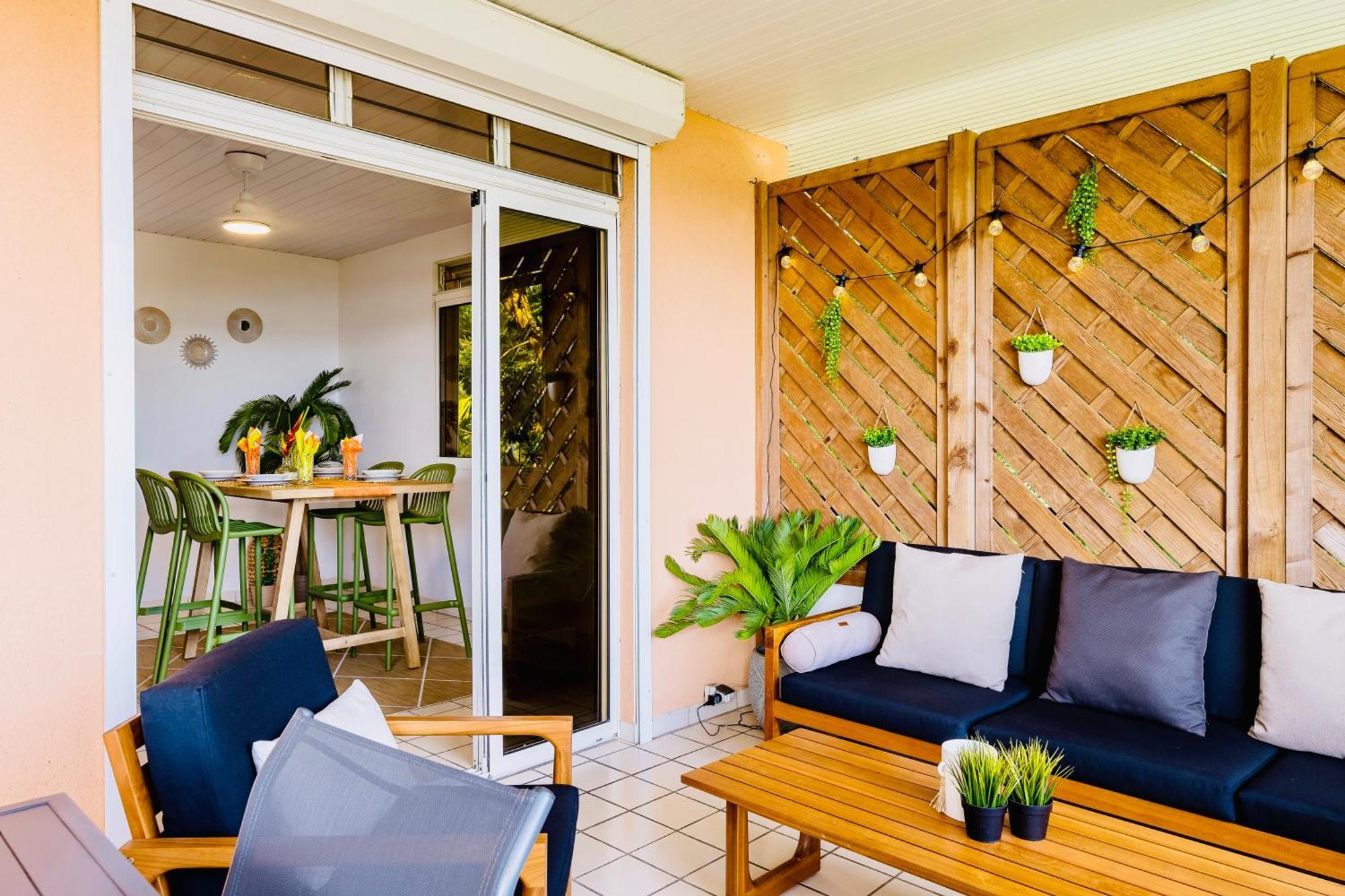 Maison Yole Bleue - Vue Sur Les Trois Ilets Luaran gambar